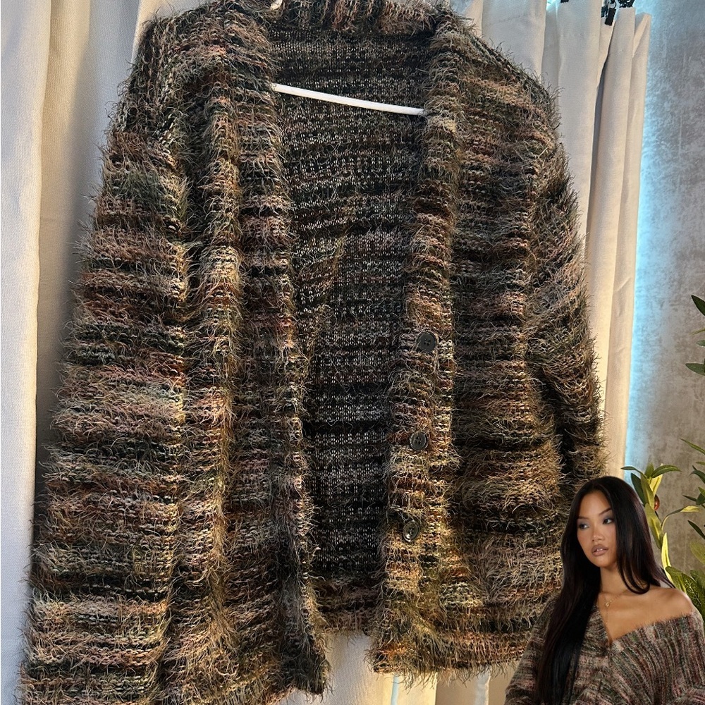 Women's Multicolor Striped Sweater